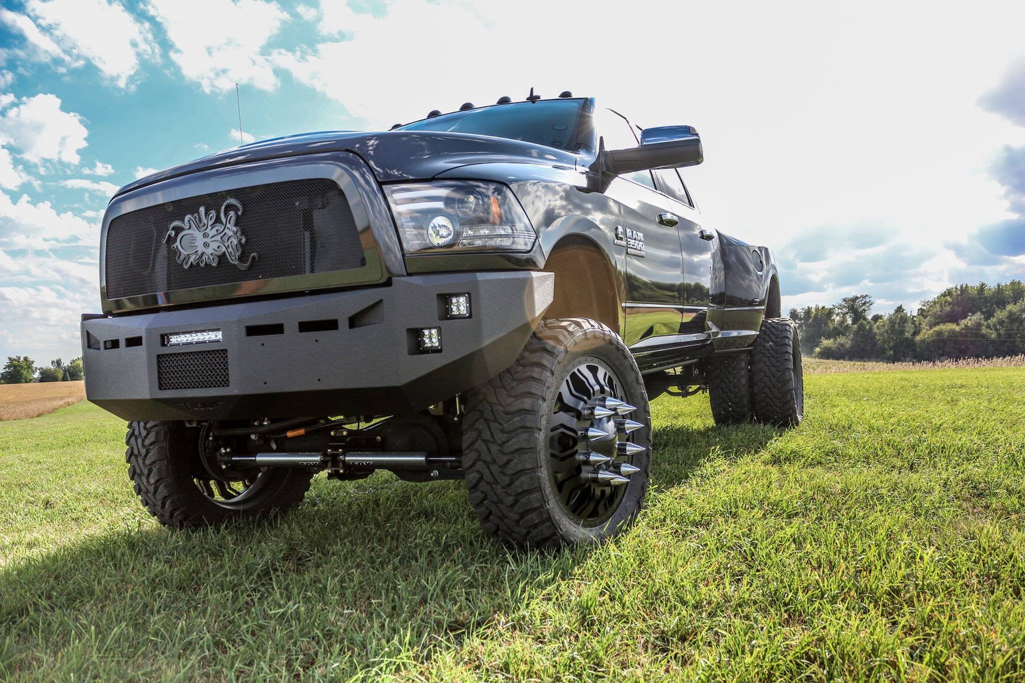 Furious Octopus - All-Black Dodge Ram 3500 Dually - Photo by Kelderman