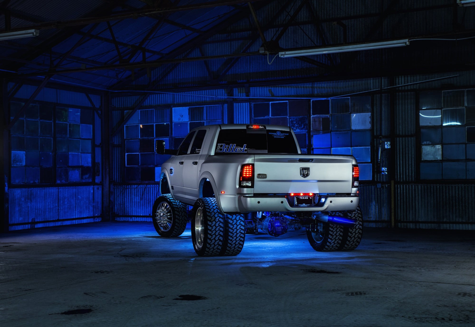 Lifted Dodge Ram Megacab With Kelderman Suspension Lift - Photo by Kelderman