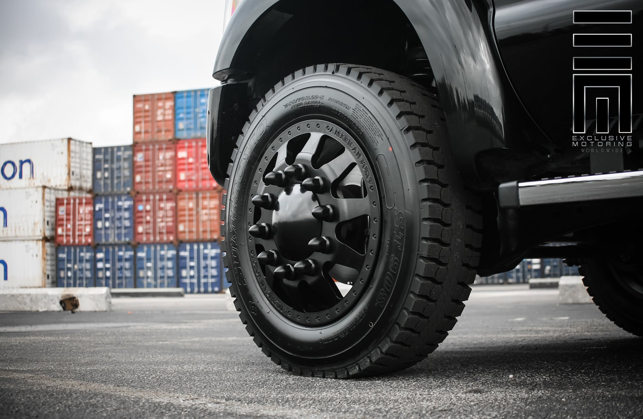 Black American Force Truck Wheels on Dodge Ram - Photo by Exclusive Motoring