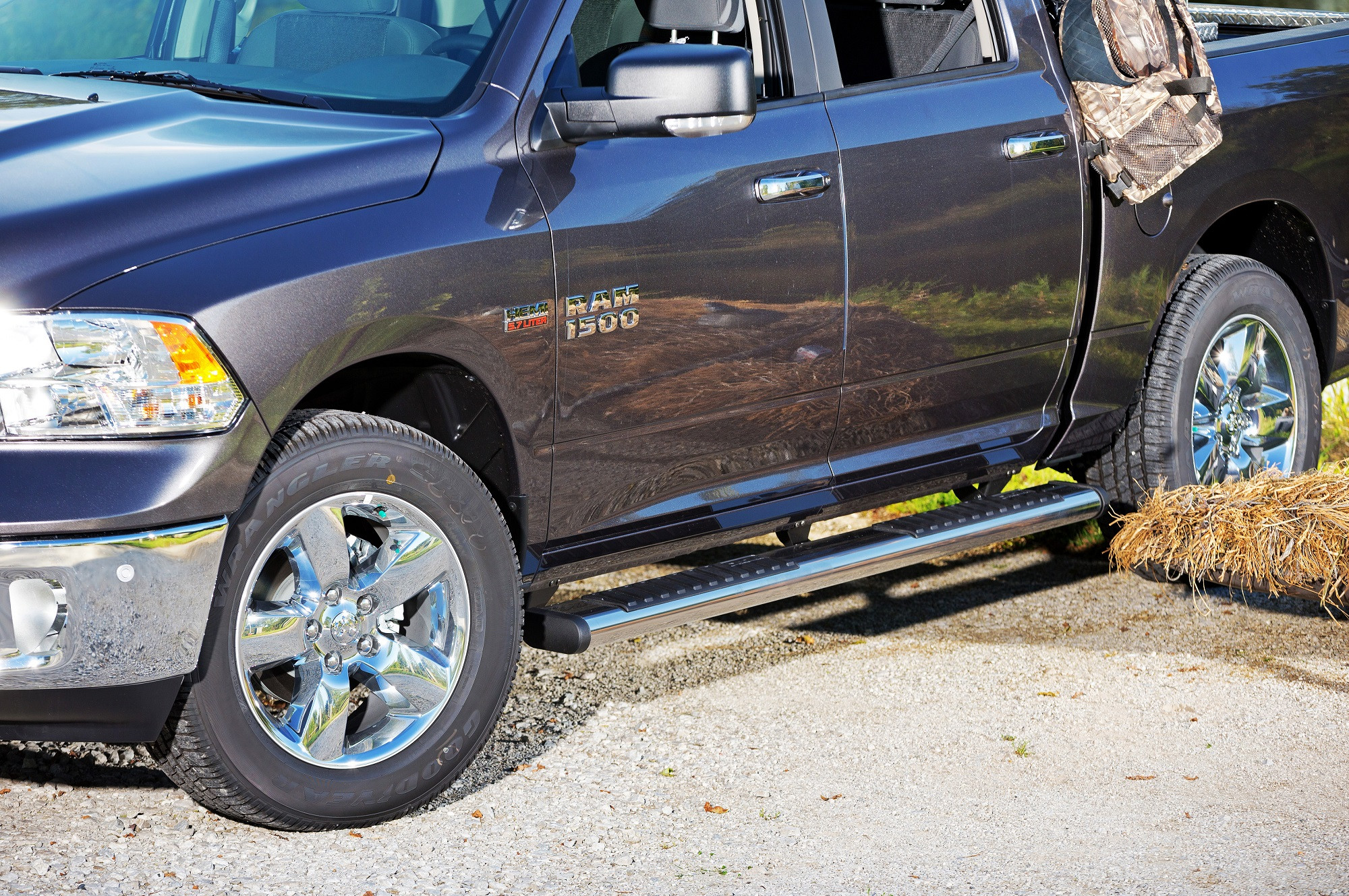 Dodge Ram 1500 with Dee Zee Side Step in Polished Stainless Steel Finish - Photo by Dee Zee