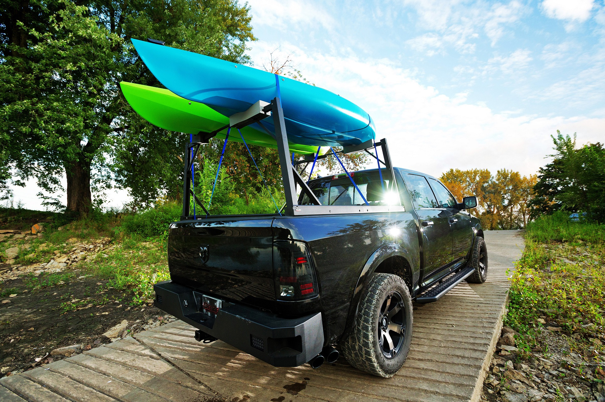 Dodge Ram 1500 Bed Kayak Carrier - Photo by Dee Zee