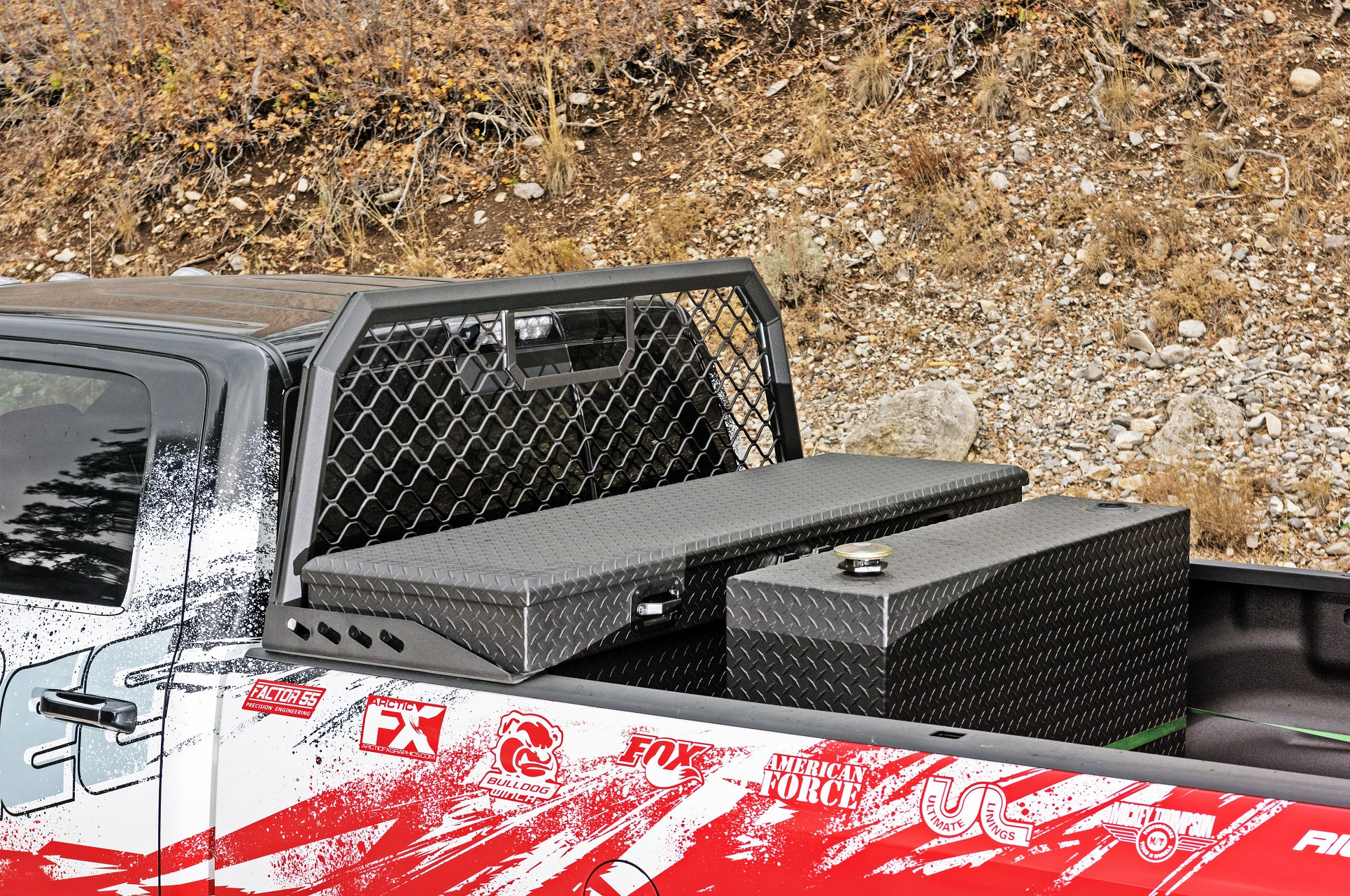 Dee Zee Black Powdercoated Tool boxes - Photo by Dee Zee