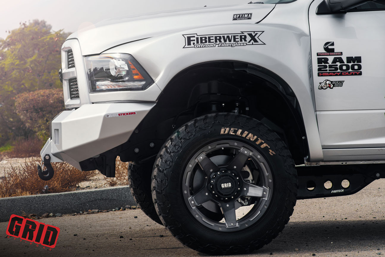 Dodge Ram With Wide Fiberwerx Fenders - Photo by Grid Off-road