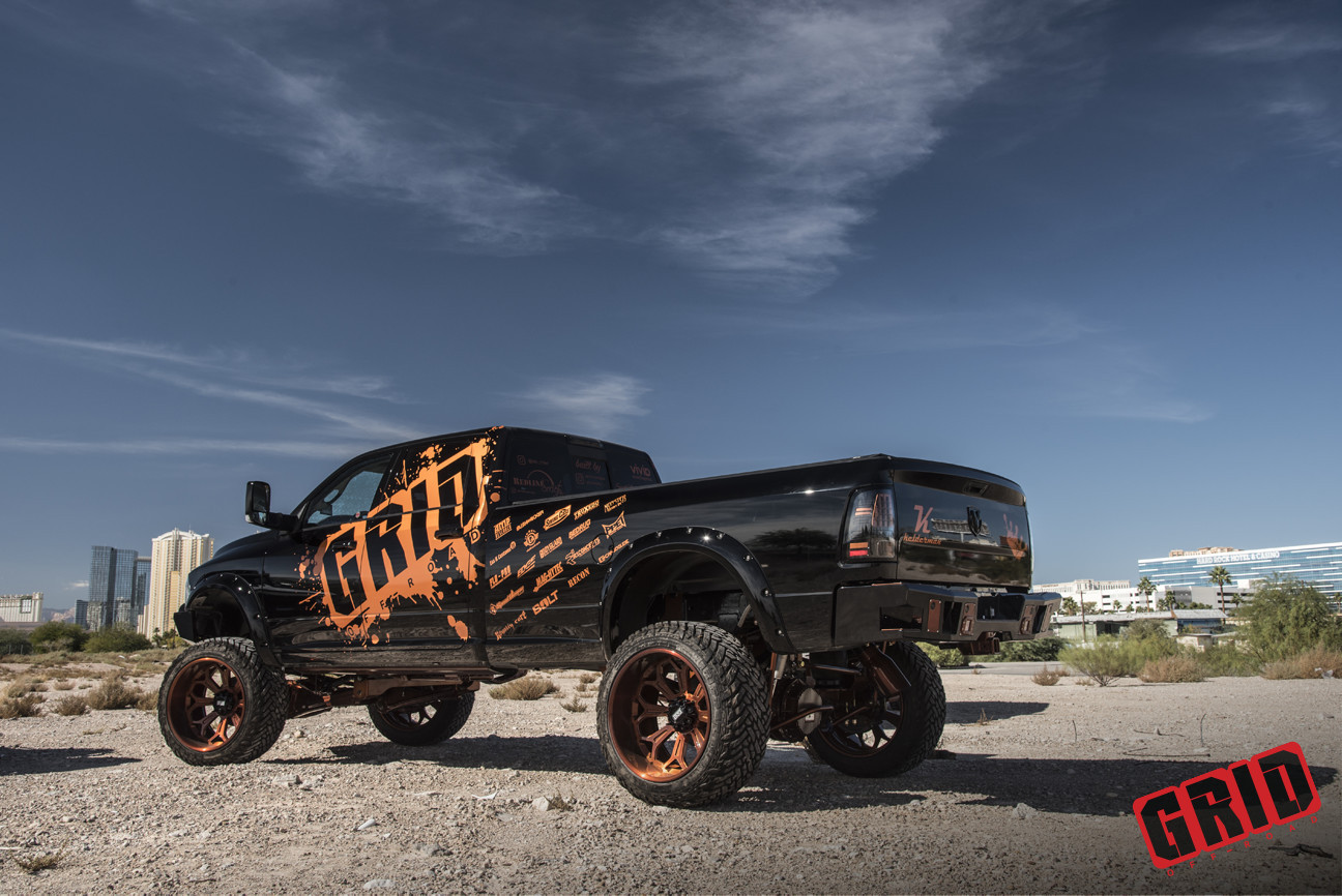 Lifted Dodge Ram With Long Bed - Photo by Grid Off-road