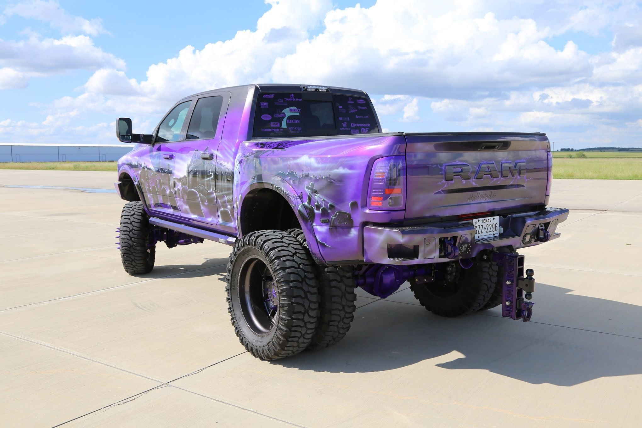 Custom Dodge Ram with Off-road Rear Bumper - Photo by Travis Haecker, Chris Castaneda