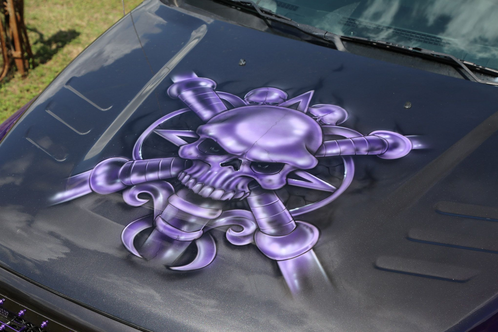 Airbrushed Custom Dodge Ram - Photo by Travis Haecker, Chris Castaneda