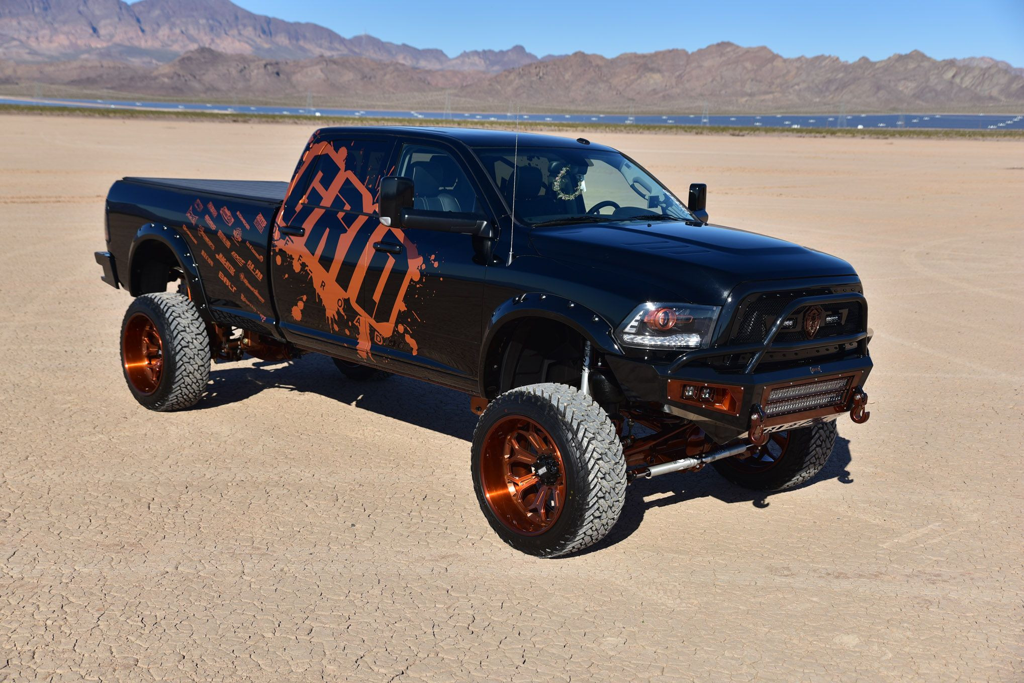 Lifted Dodge Ram with Aftermarket Fender Flares - Photo by Eddie Maloney, Glenn Elliott