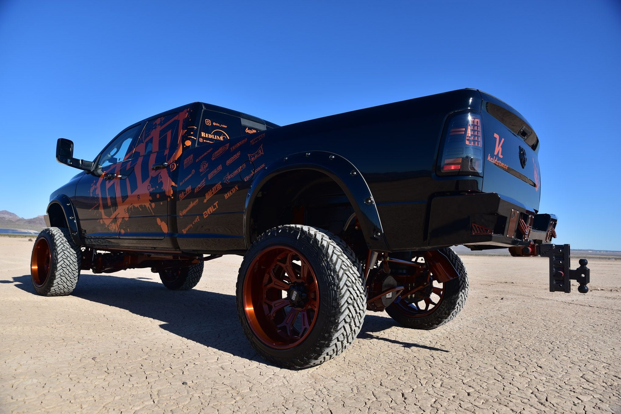 Custom Gloss Bronze Rims on Dodge Ram - Photo by Eddie Maloney, Glenn Elliott