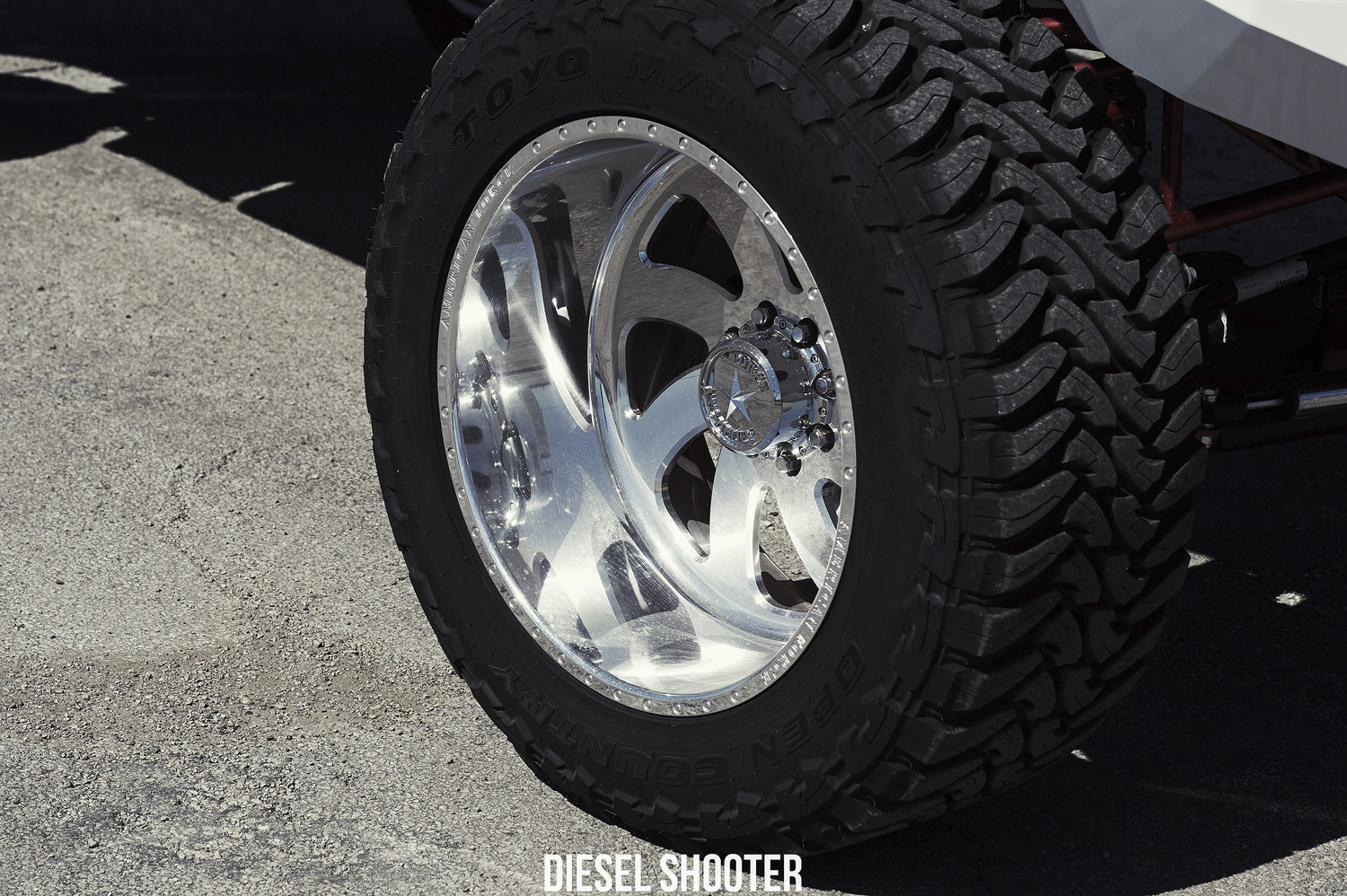 24 Inch American Force Wheels on Custom Dodge Ram - Photo by Diesel Shooter