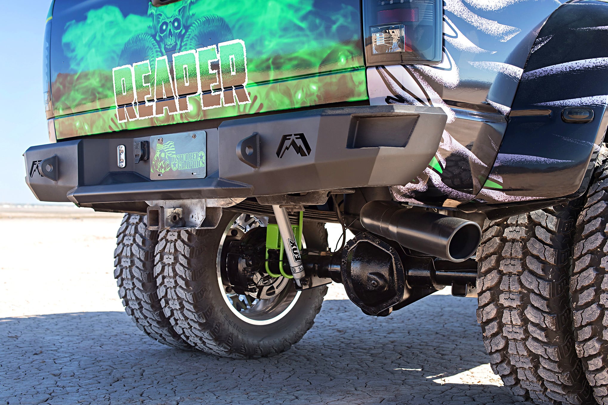 Fab Fours Rear Bumper on Custom Painted Dodge Ram - Photo by Eddie Maloney