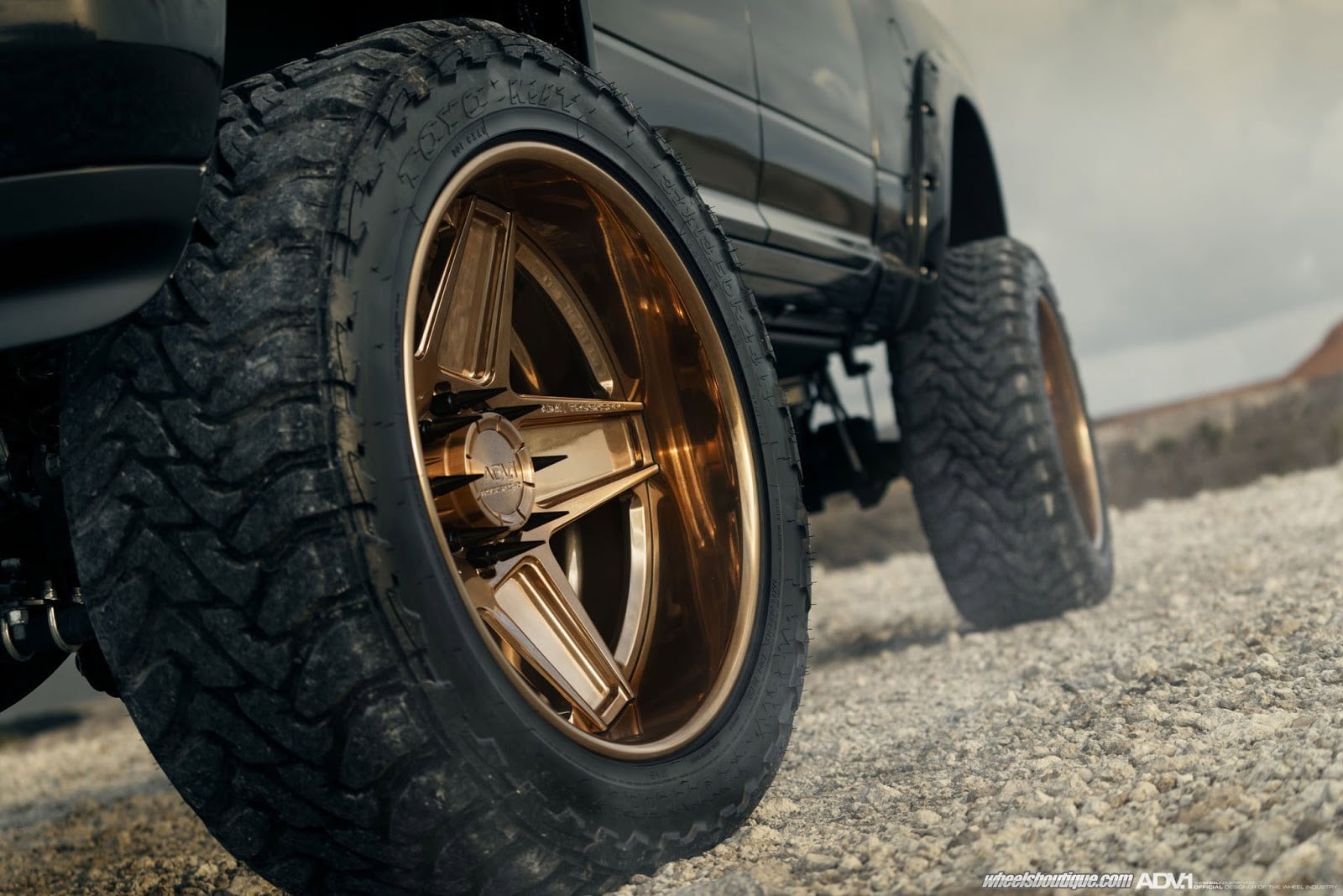 Dark Bronze ADV.1 Truck Wheels - Photo by ADV1