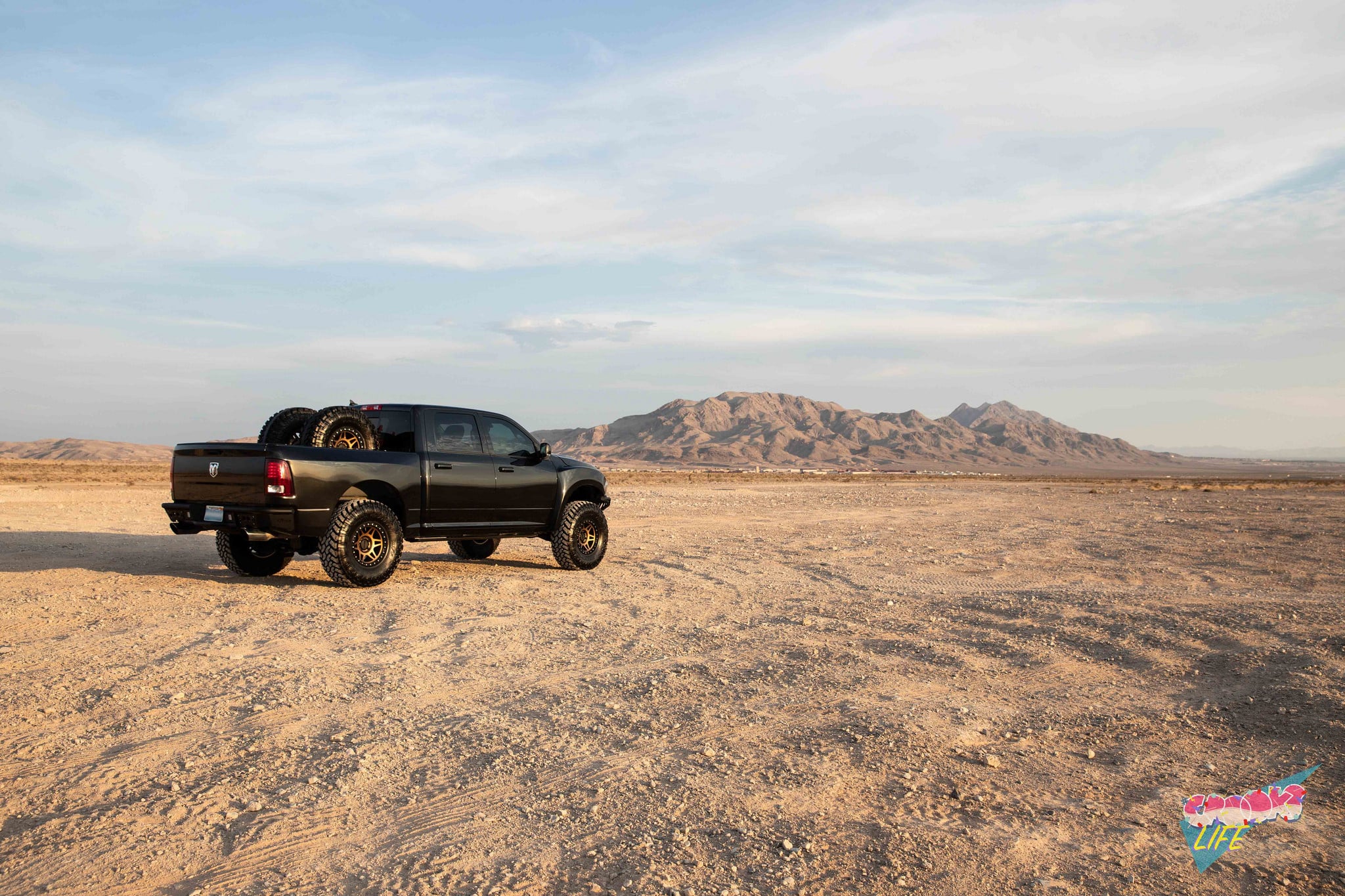 Black Dodge Ram with Red LED Taillights - Photo by Jimmy Crook