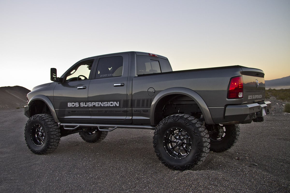 Ram with an tall lift - Photo by BDS Suspensions