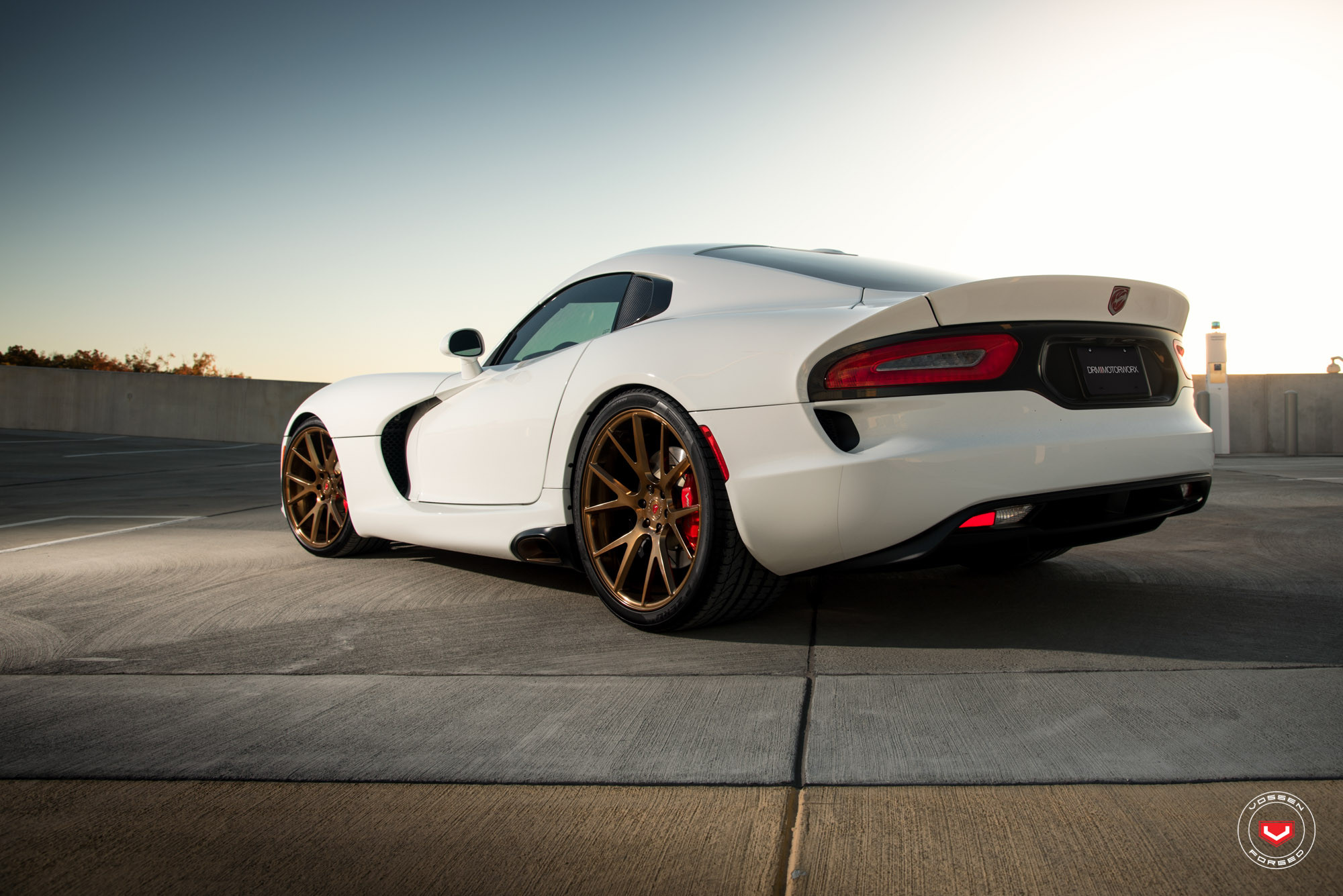 Dodge Viper Side Exit Exhaust - Photo by Vossen