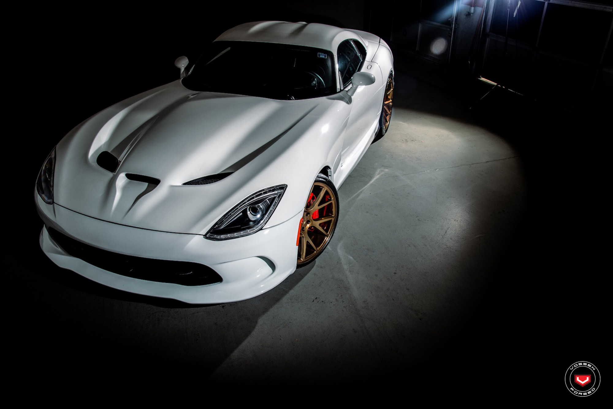Dodge Viper Ram Air Hood - Photo by Vossen