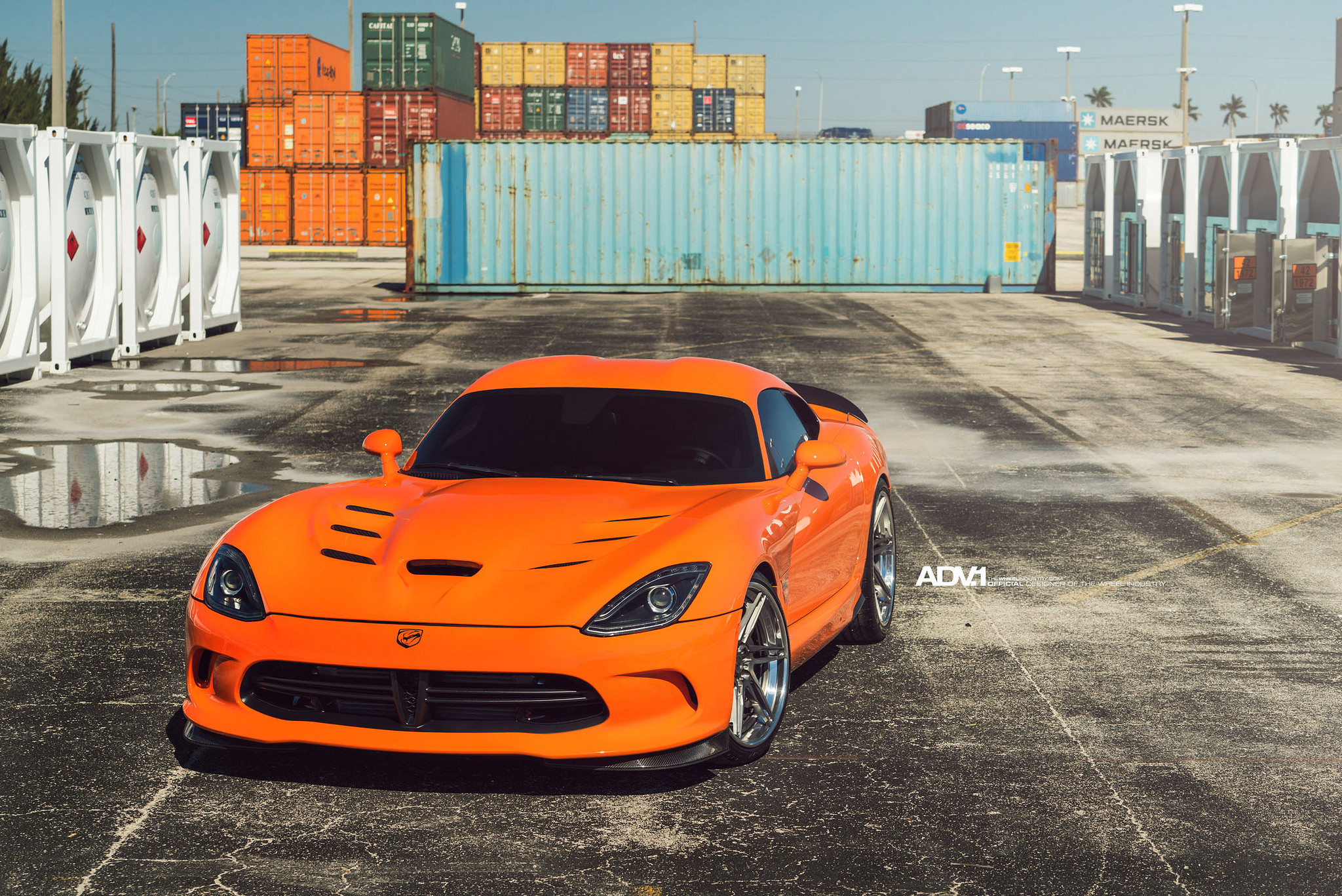 Screaming Orange Viper T/A in the Docks - Photo by ADV.1