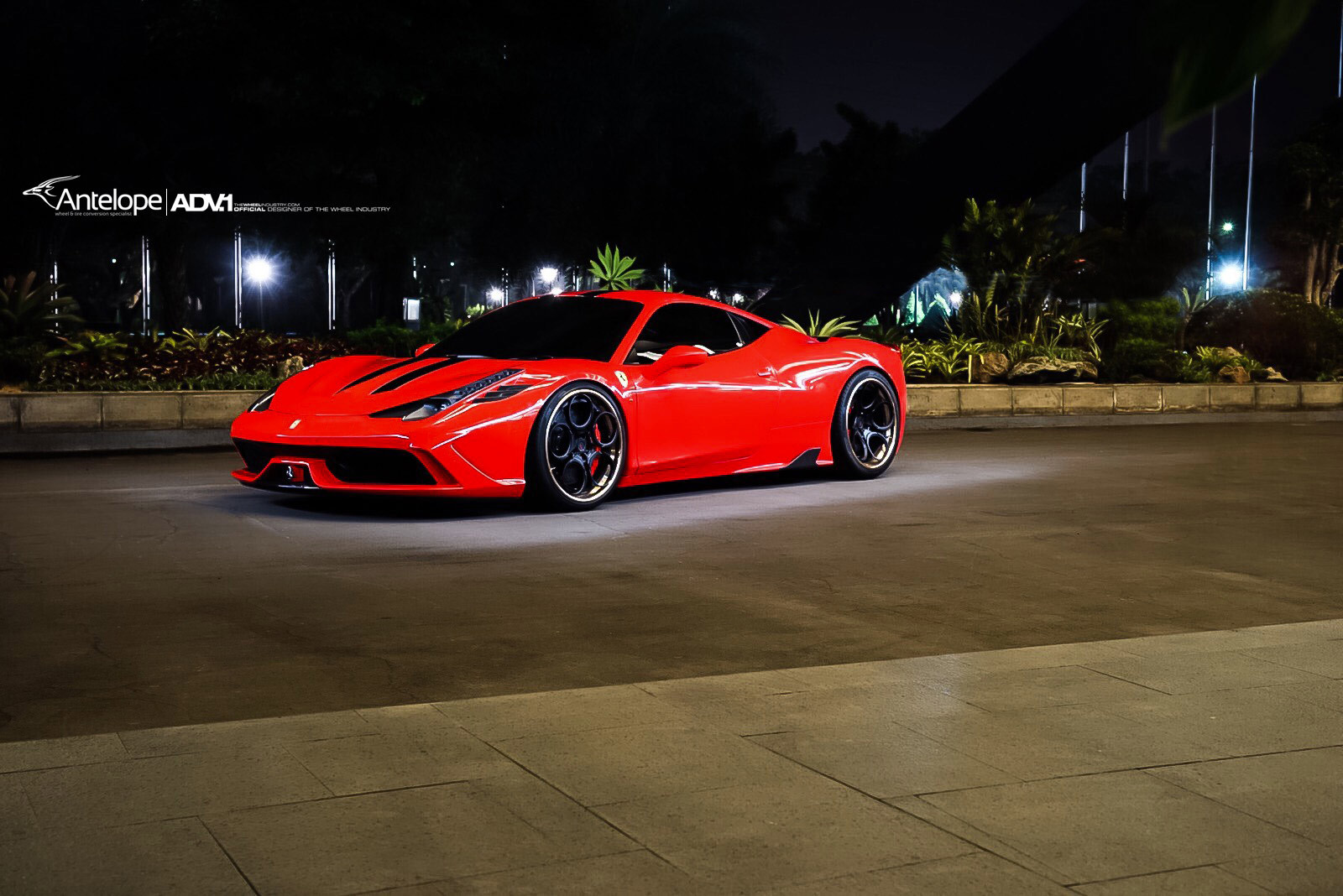Ferrari 458 on Rare Supercar Wheels - Photo by ADV.1