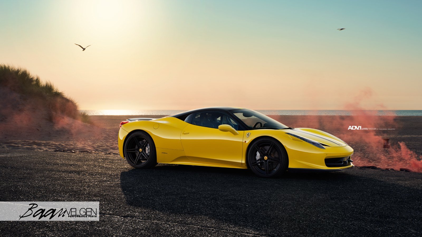 Ferrari 458 Italia Yellow