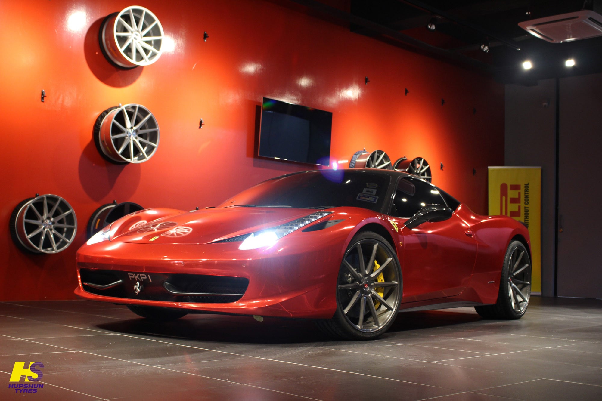 Custom Red Ferrari 458 - Photo by Vossen