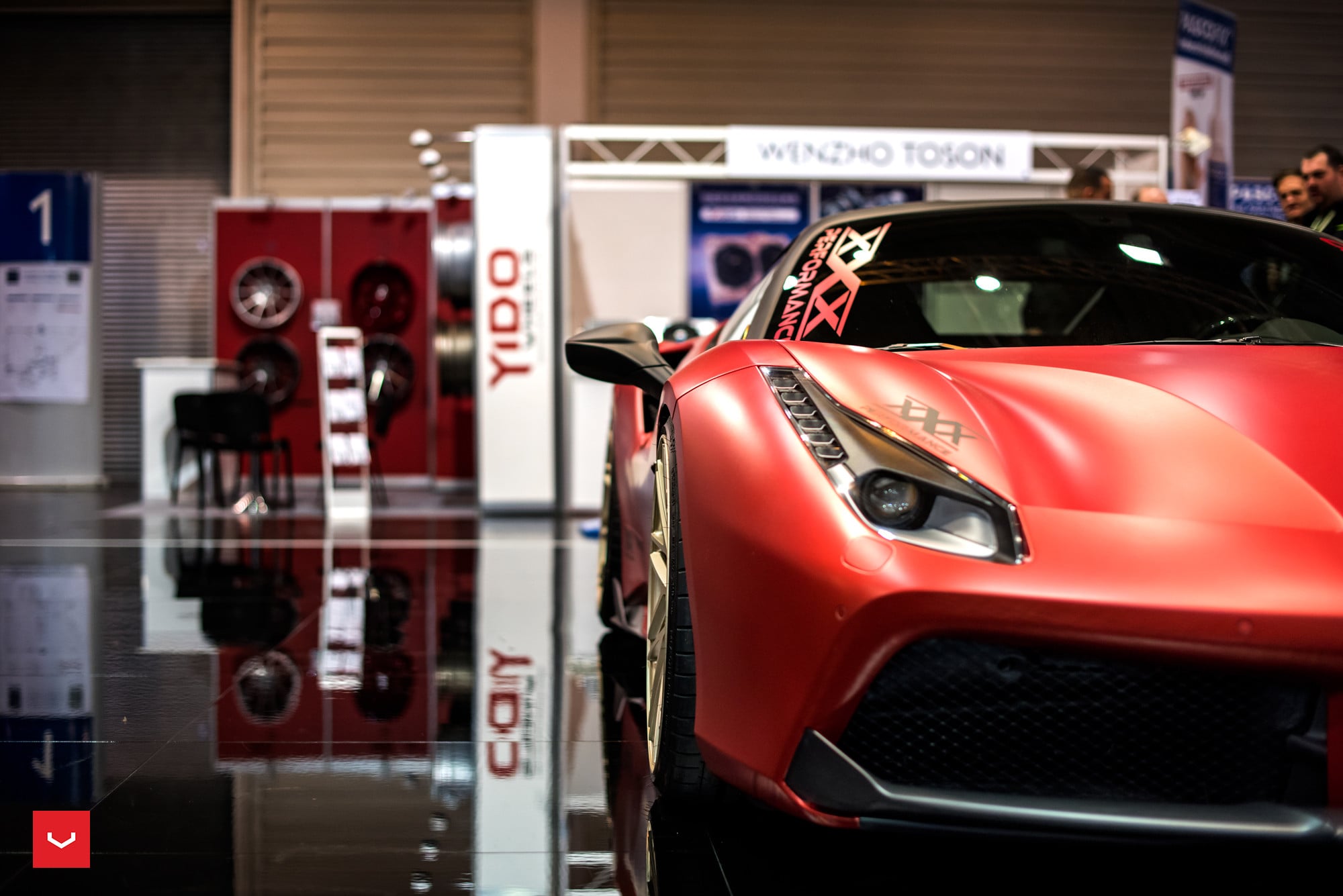 Ferrari 488 headlights - Photo by Vossen