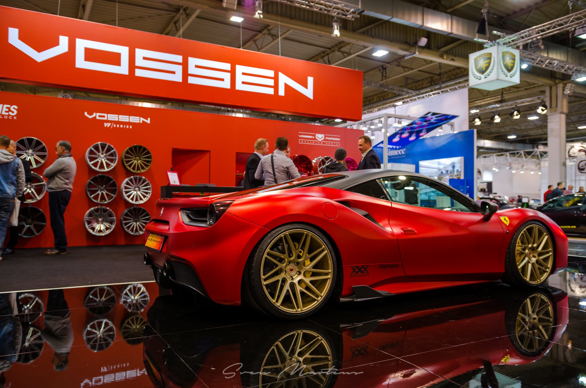 Stanced Ferrari 488 - Photo by Vossen