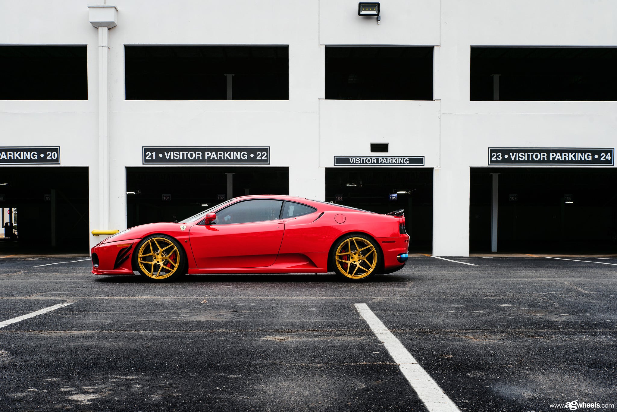 The Haute Couture Exterior or Red Red Ferrari F430 Highlighted by