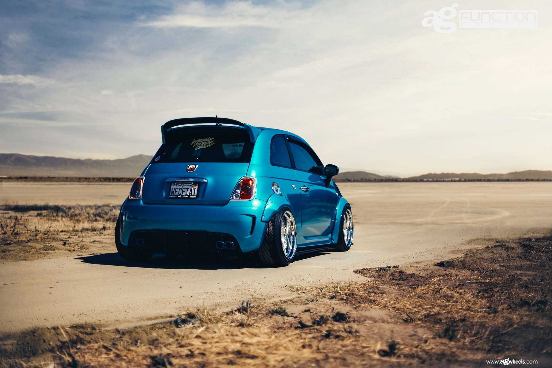 Fiat 500 Blue