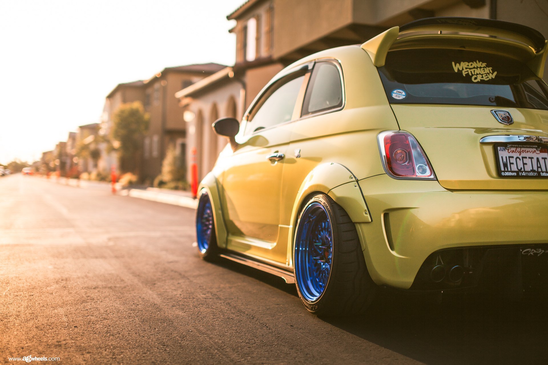 Fiat 500 Yellow