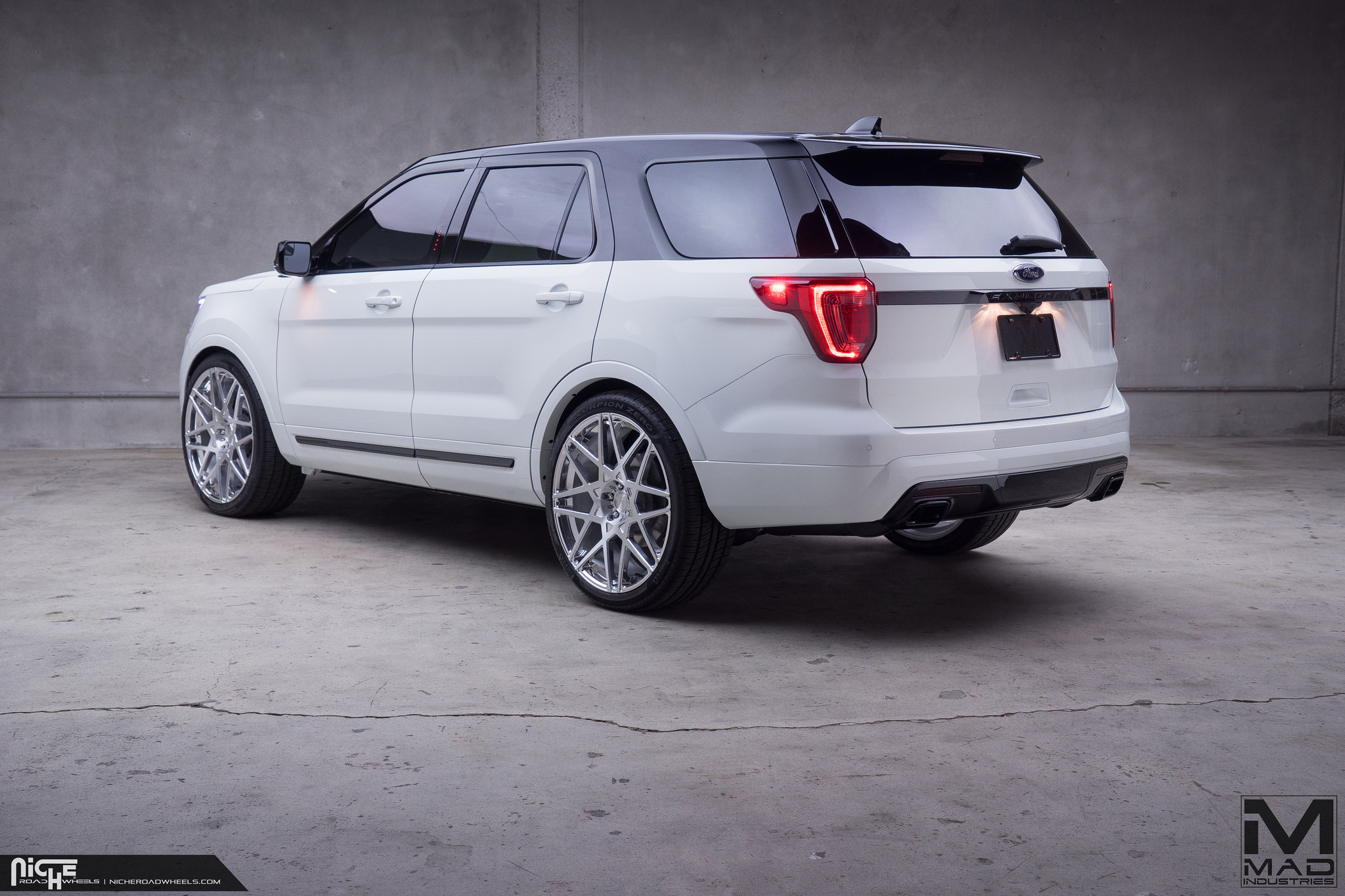 Ford Explorer Red LED Taillights - Photo by Niche