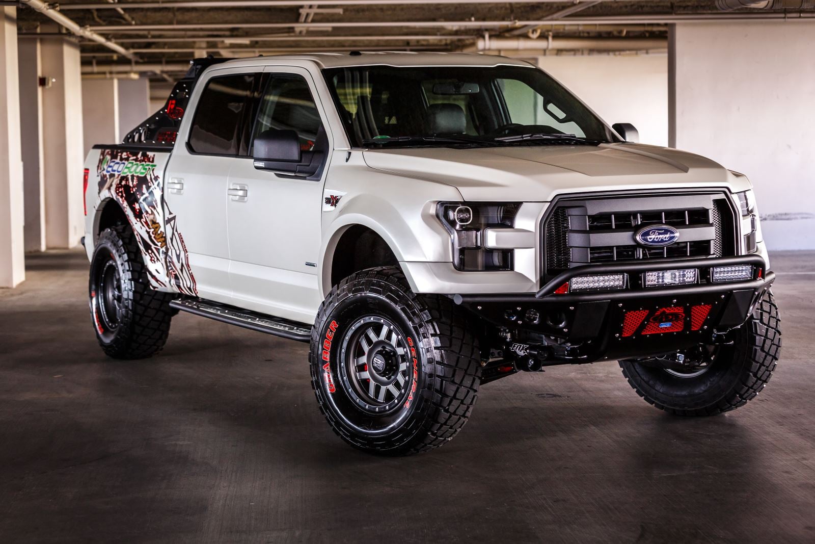 SEMA Project Ford F150 Ecoboost Chase truck - Photo by ADD