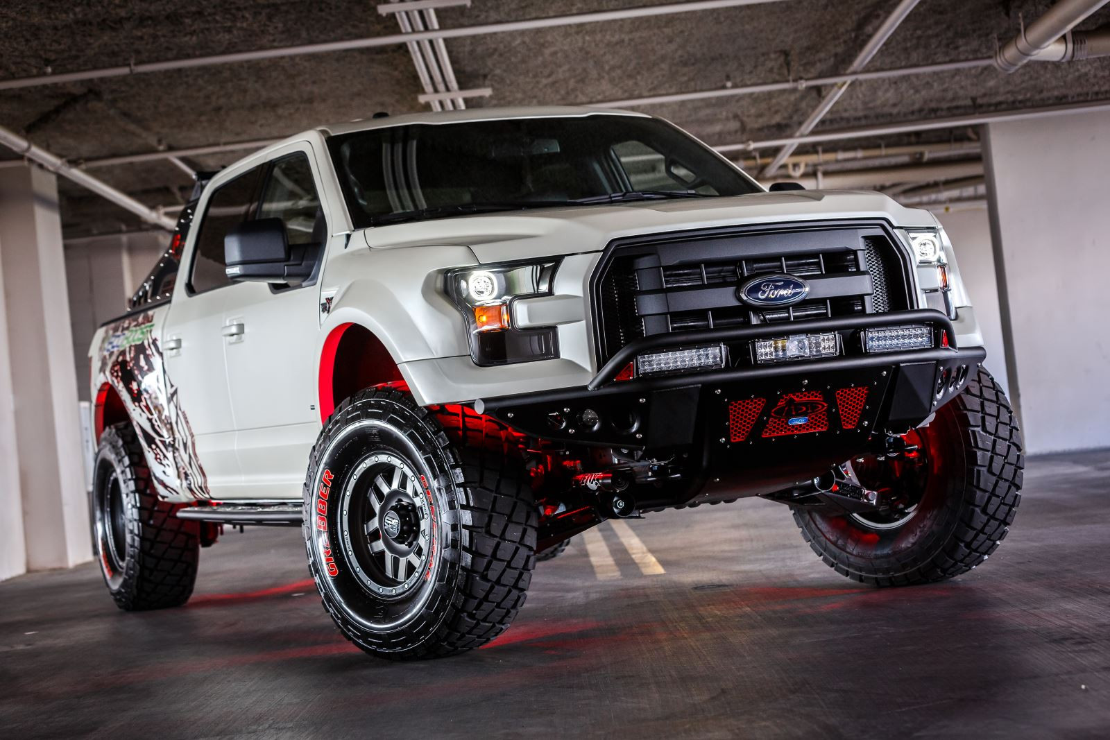 Ford F150 Chase Truck With ADD Off-road Bumper - Photo by ADD