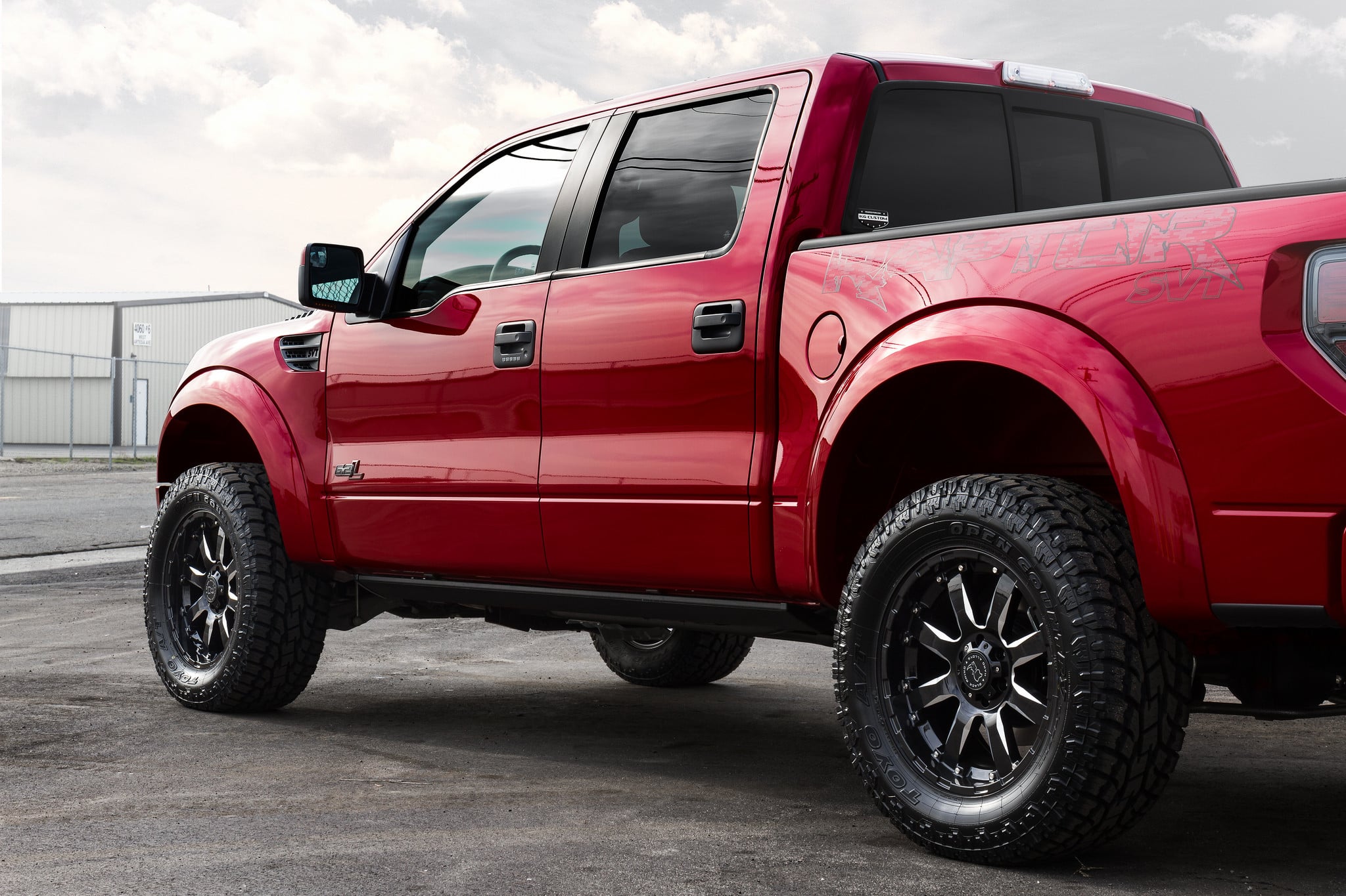 Black Rhino off-road Rims on Lifted Raptor - Photo by Black Rhino