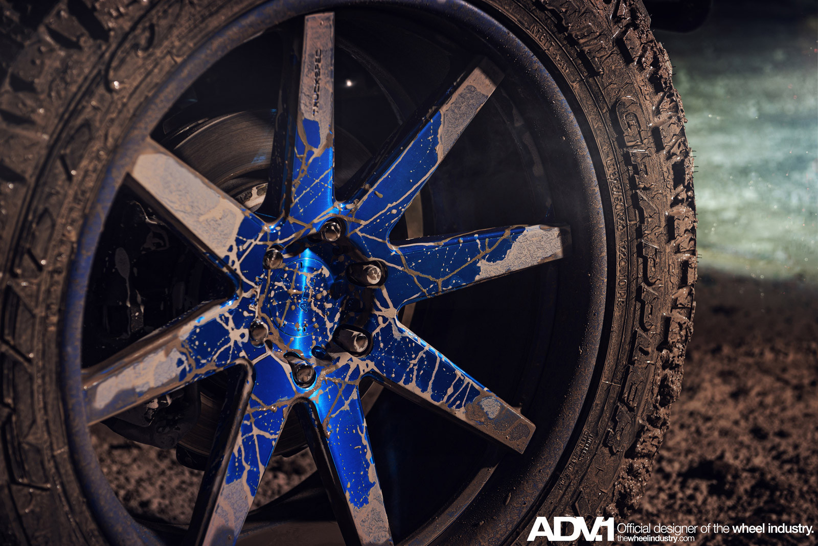 Mighty F150 Raptor on Custom Painted Off-road Rims by ADV1 | CARiD.com ...