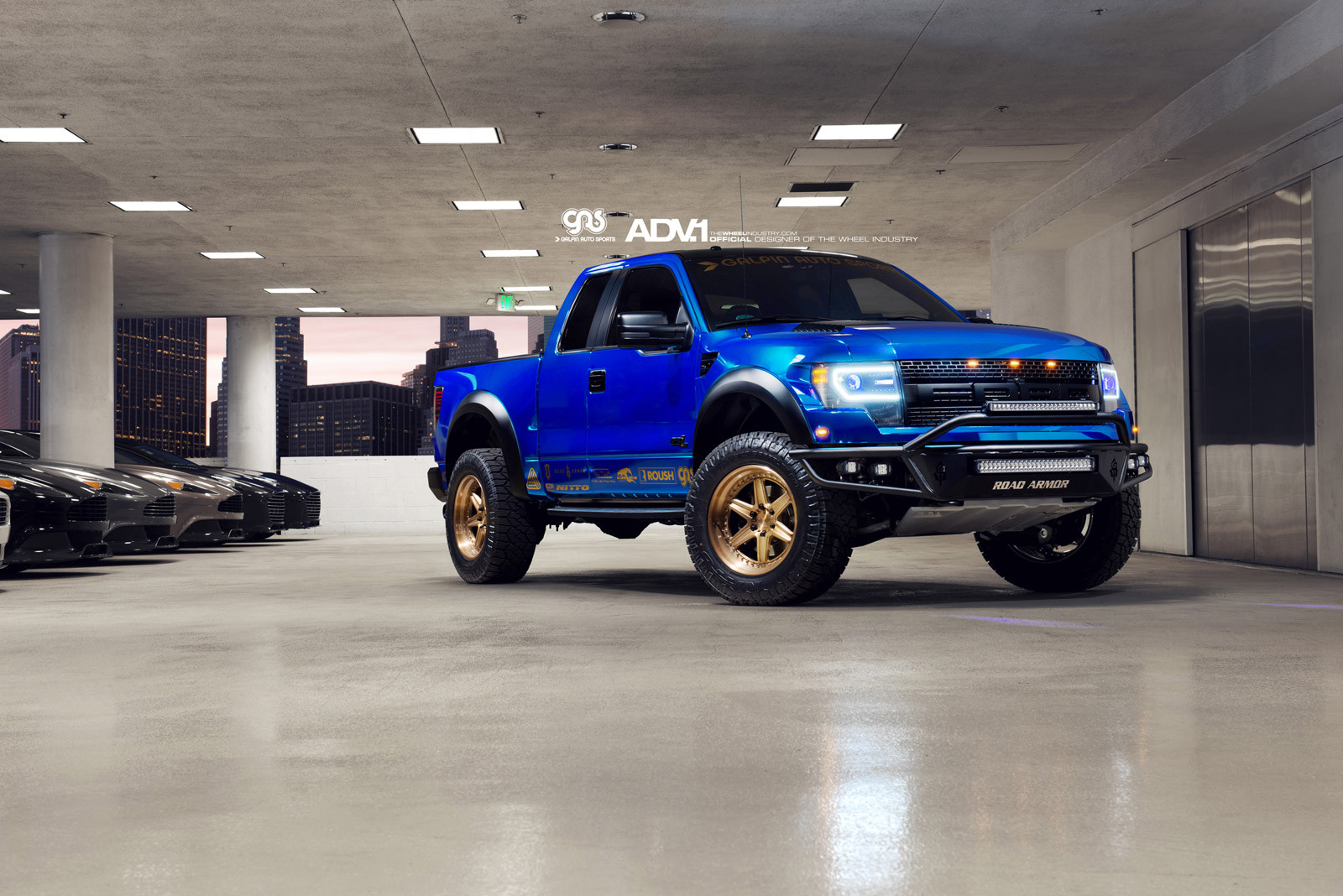 Roush Performance Ford Raptor on Tough ADV.1 Truck Rims | CARiD.com Gallery