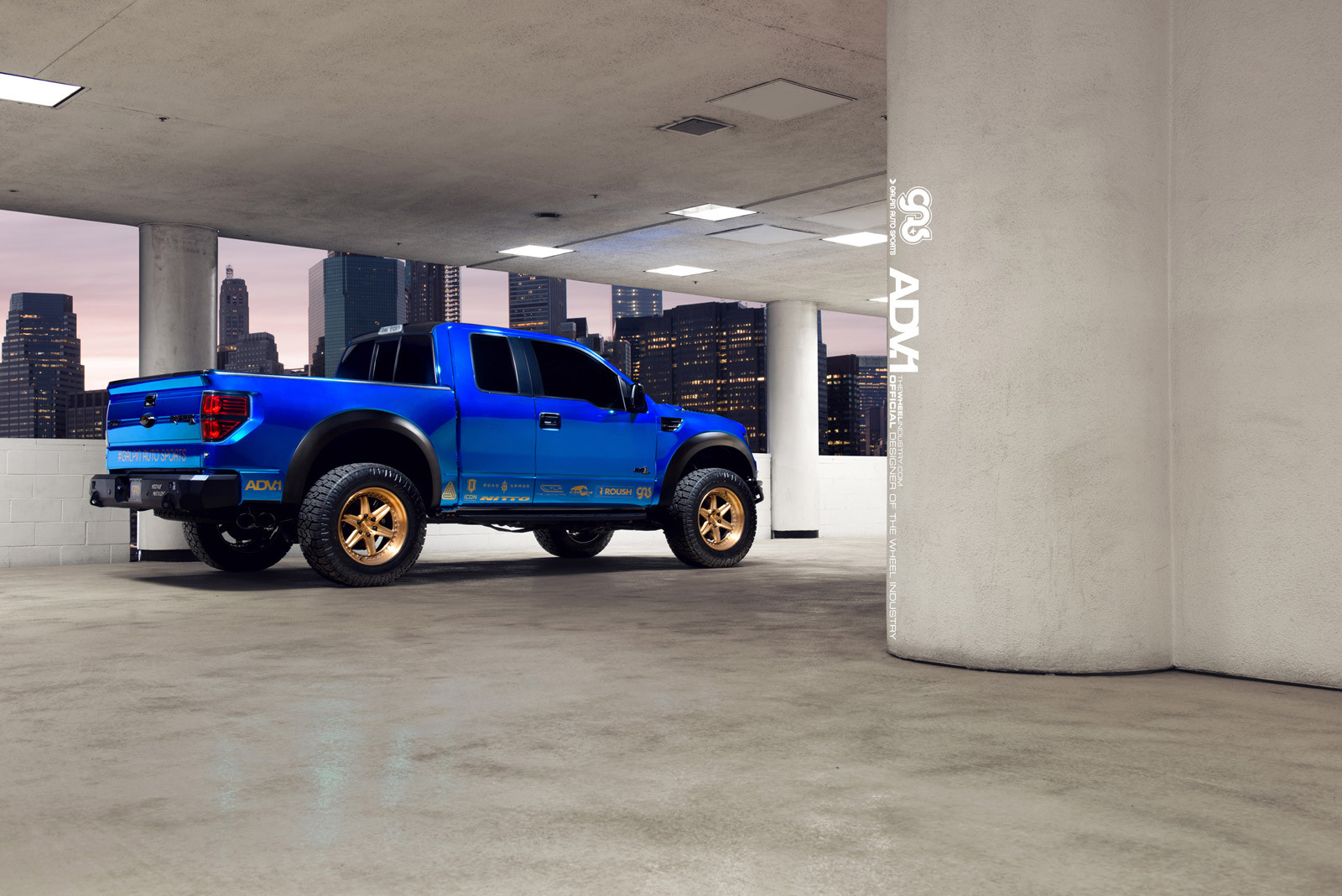 Roush Performance Ford Raptor on Tough ADV.1 Truck Rims | CARiD.com Gallery