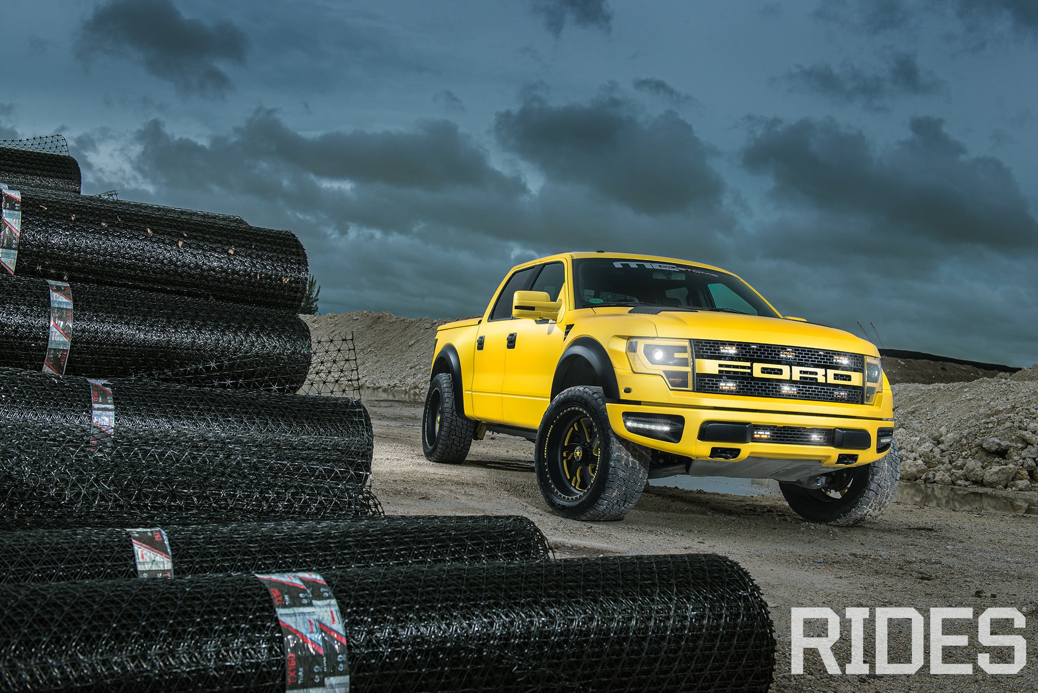 Bright Yellow Ford F-150 Raptor Gallery - Photo by MC Customs