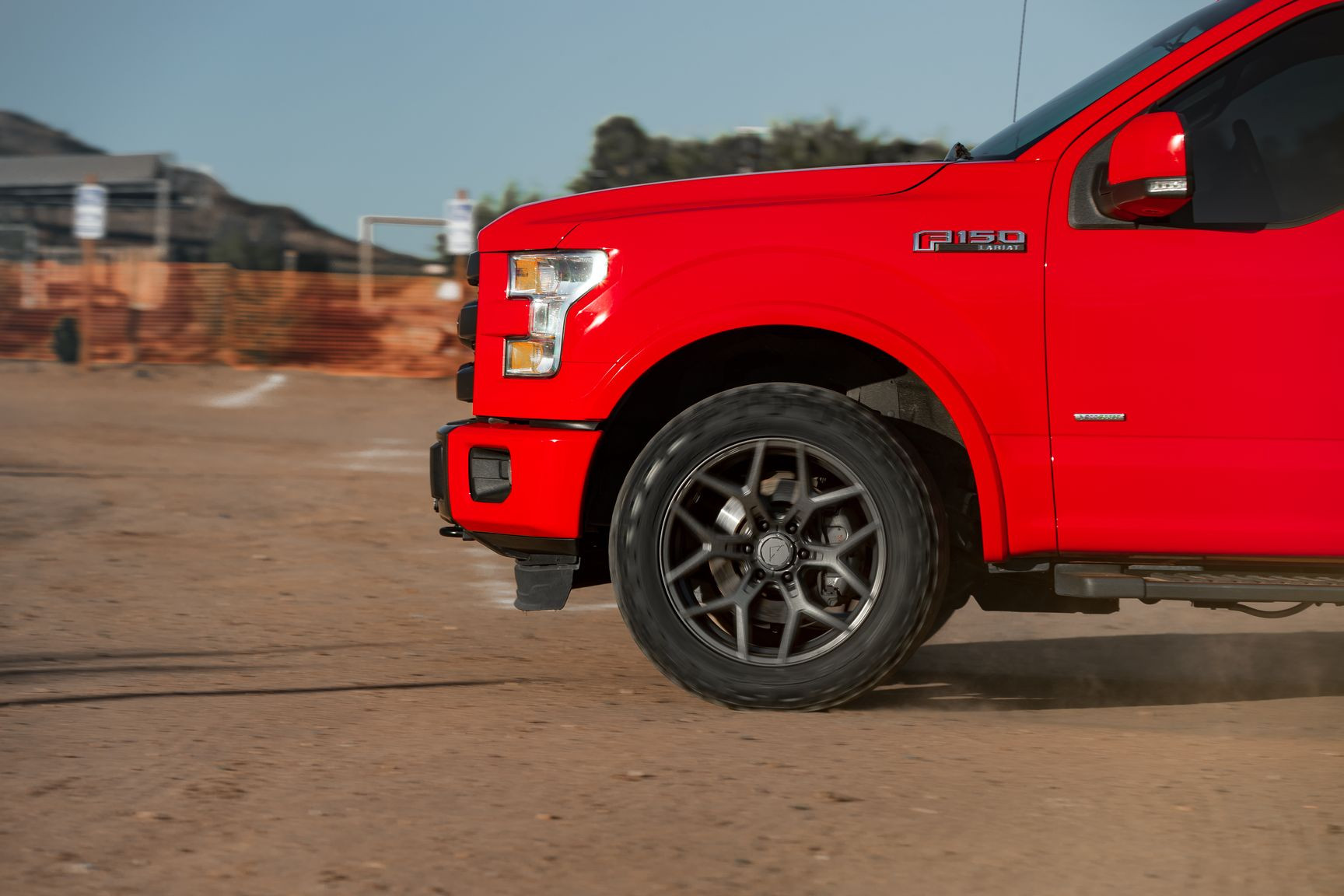 Vorsteiner Wheels on Red Ford F-150 Lariat - Photo by Venom Rex