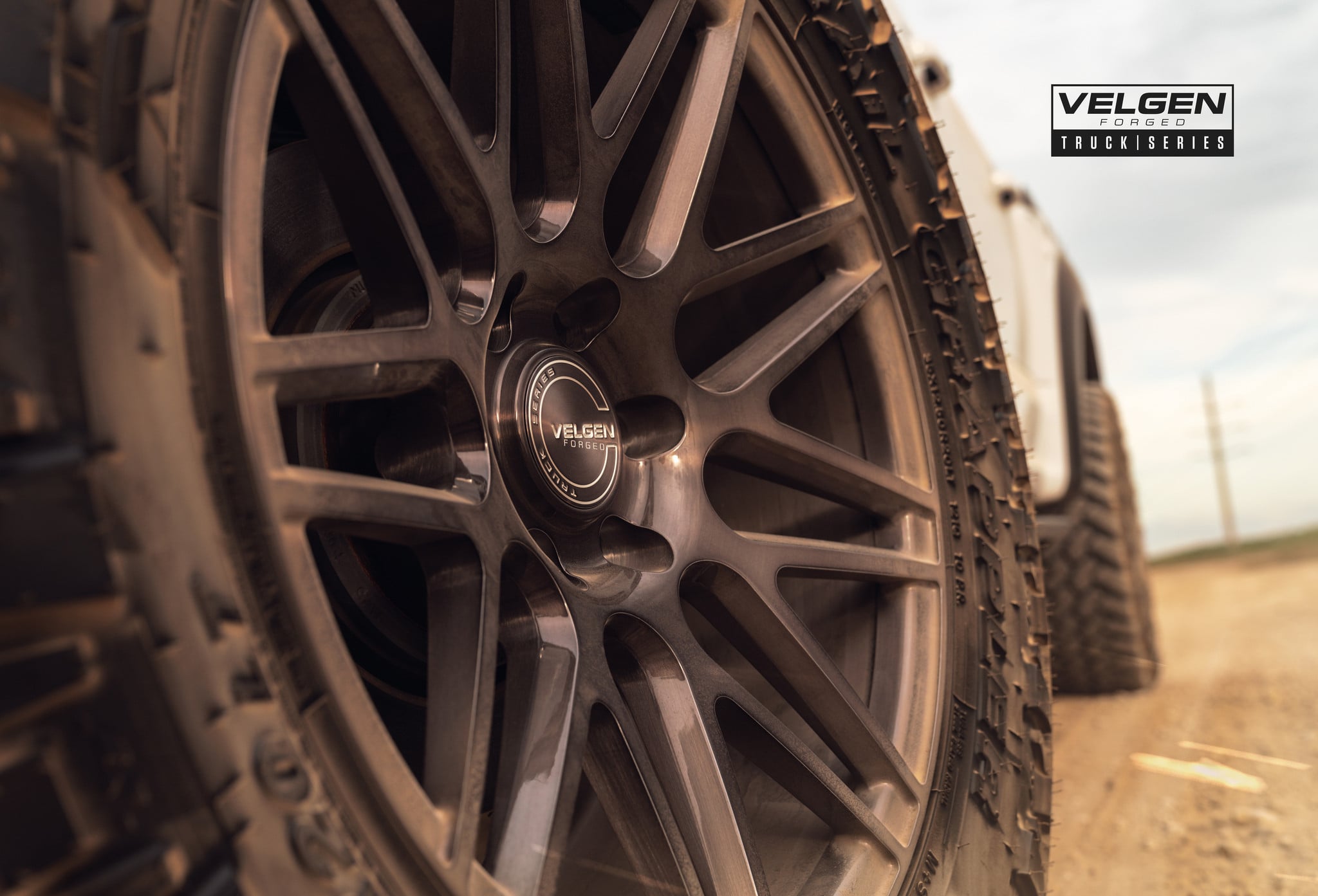 Forged Velgen Wheels on White Ford F-150 - Photo by Velgen Wheels