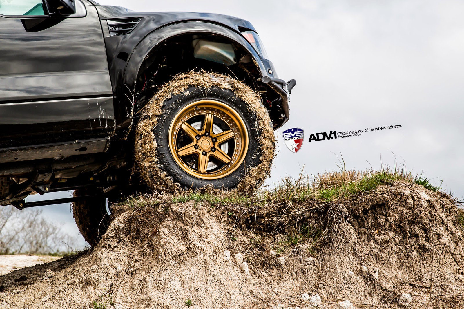 Custom painted ADV.1 Off-road Wheels - Photo by ADV.1