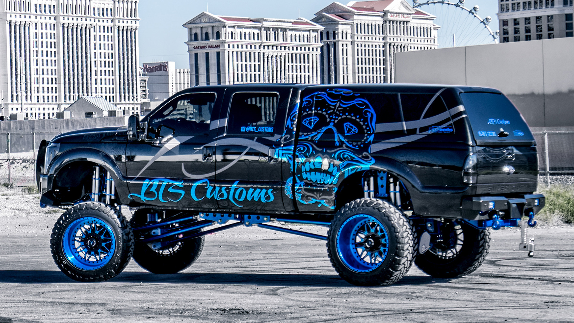 Custom Ford F250 With Camper Shell - Photo by American Force