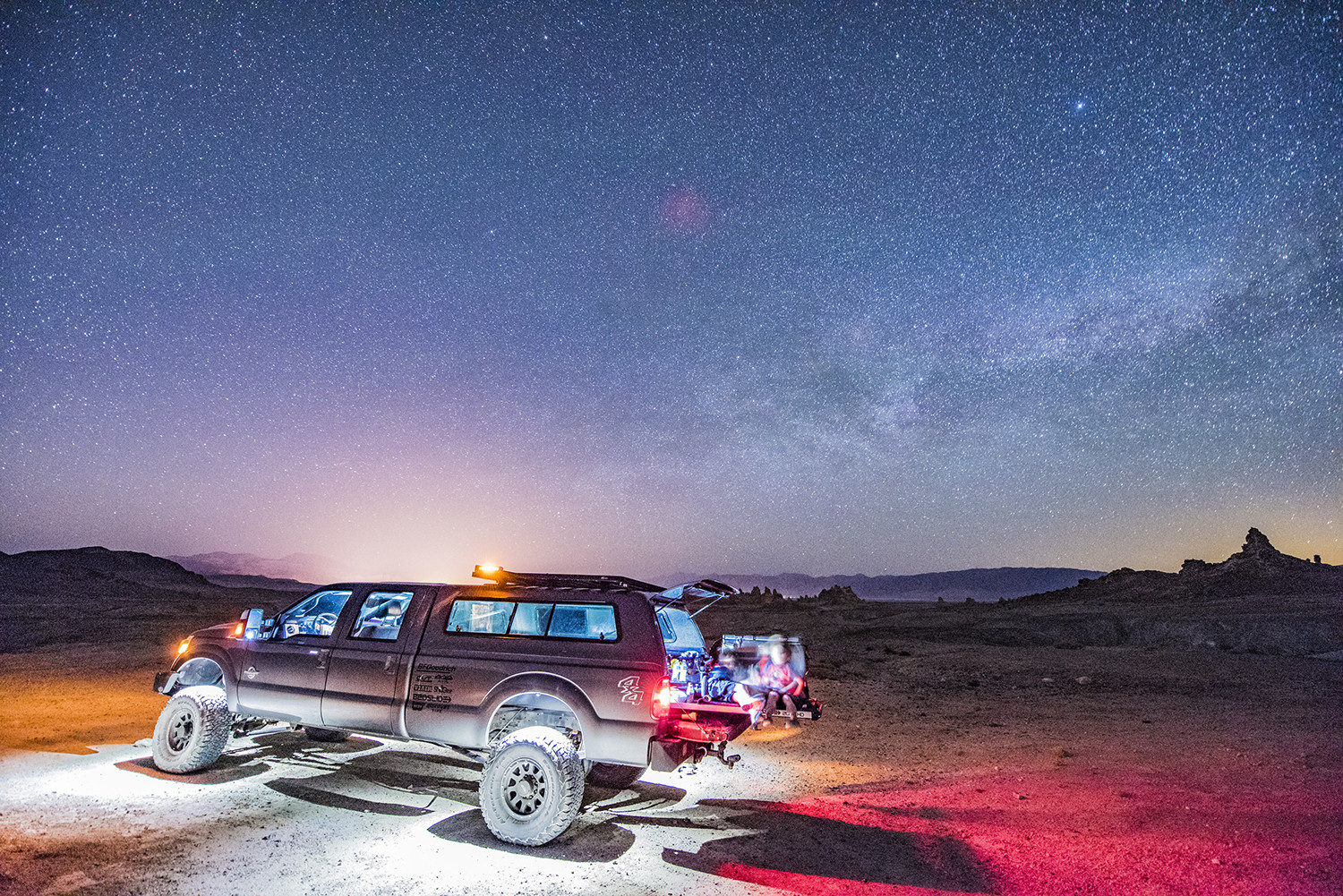 Custom Ford F-250 with Baja Designs Lights - Photo by Diesel Shooter