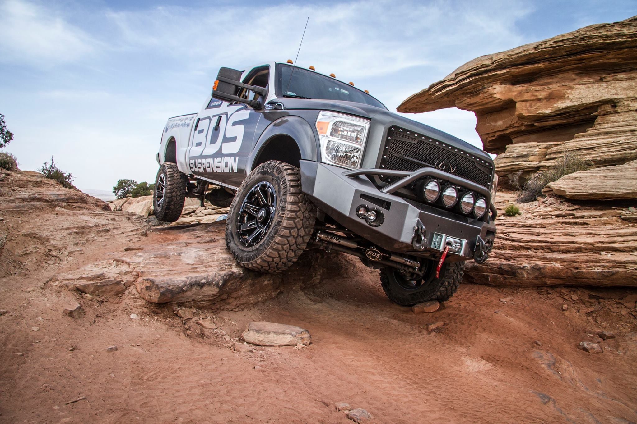 Rock Crawler Ford F250 on BDS Performance Suspension - Photo by BDS Suspensions