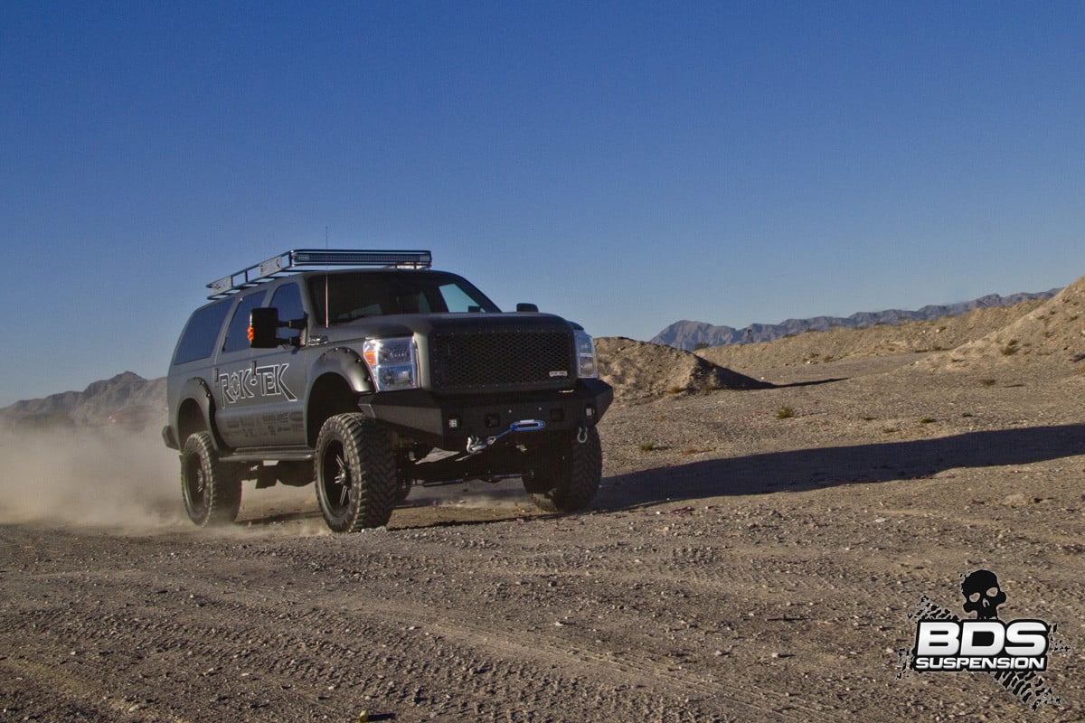 Ford Excursion chase truck - Photo by BDS Suspensions