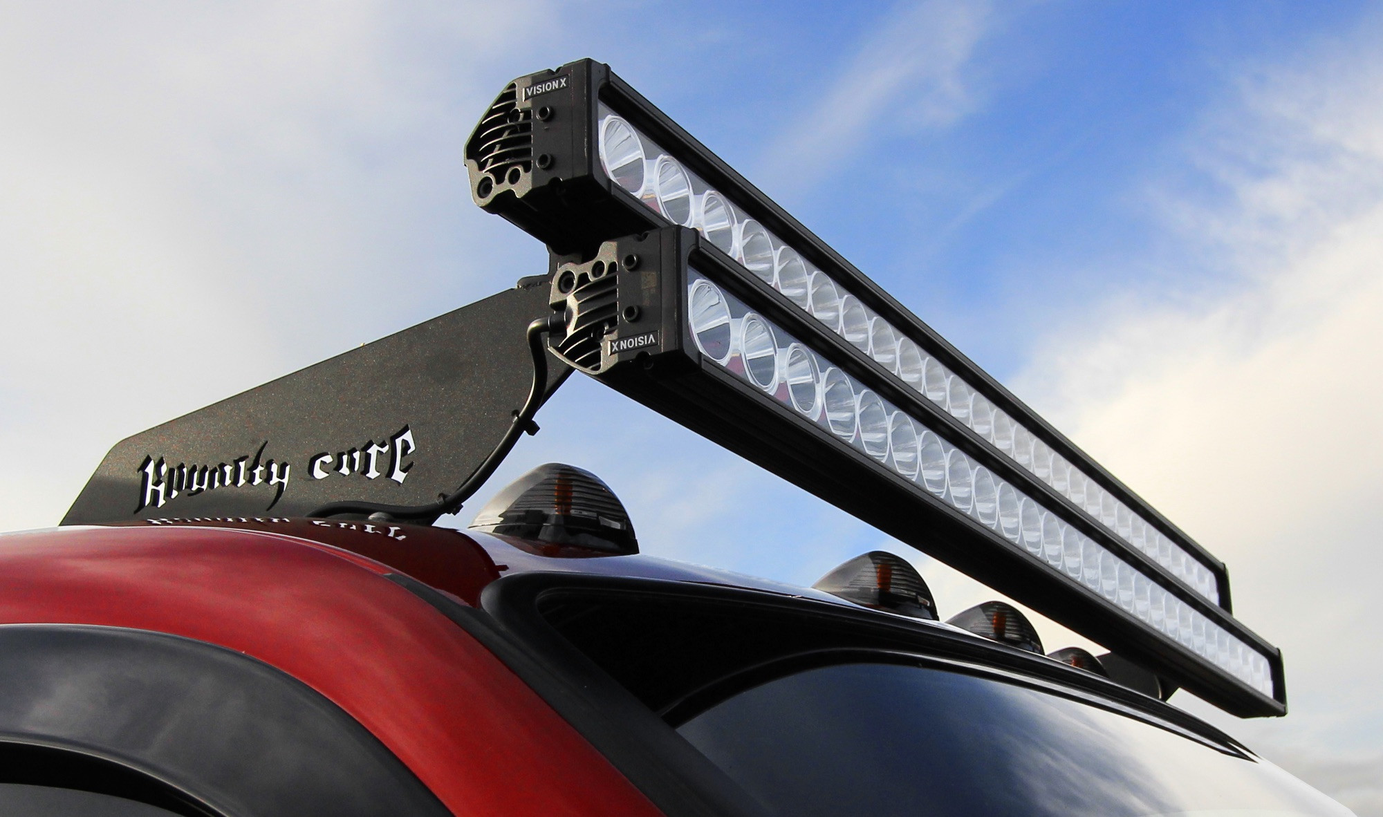 Windshield Mount Dual LED Lightbars - Photo by Erik Anderson