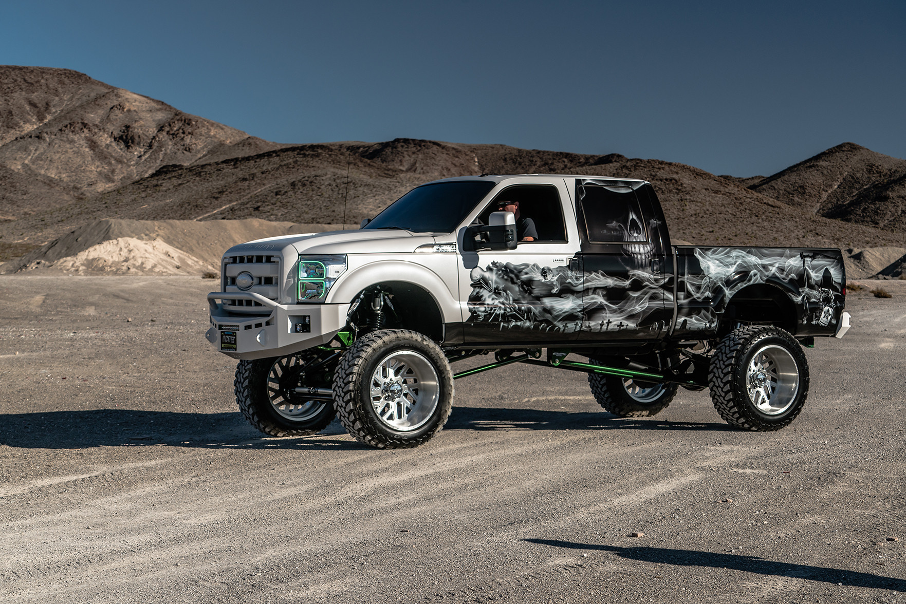 Lifted Truck Off-roading - Photo by American Force