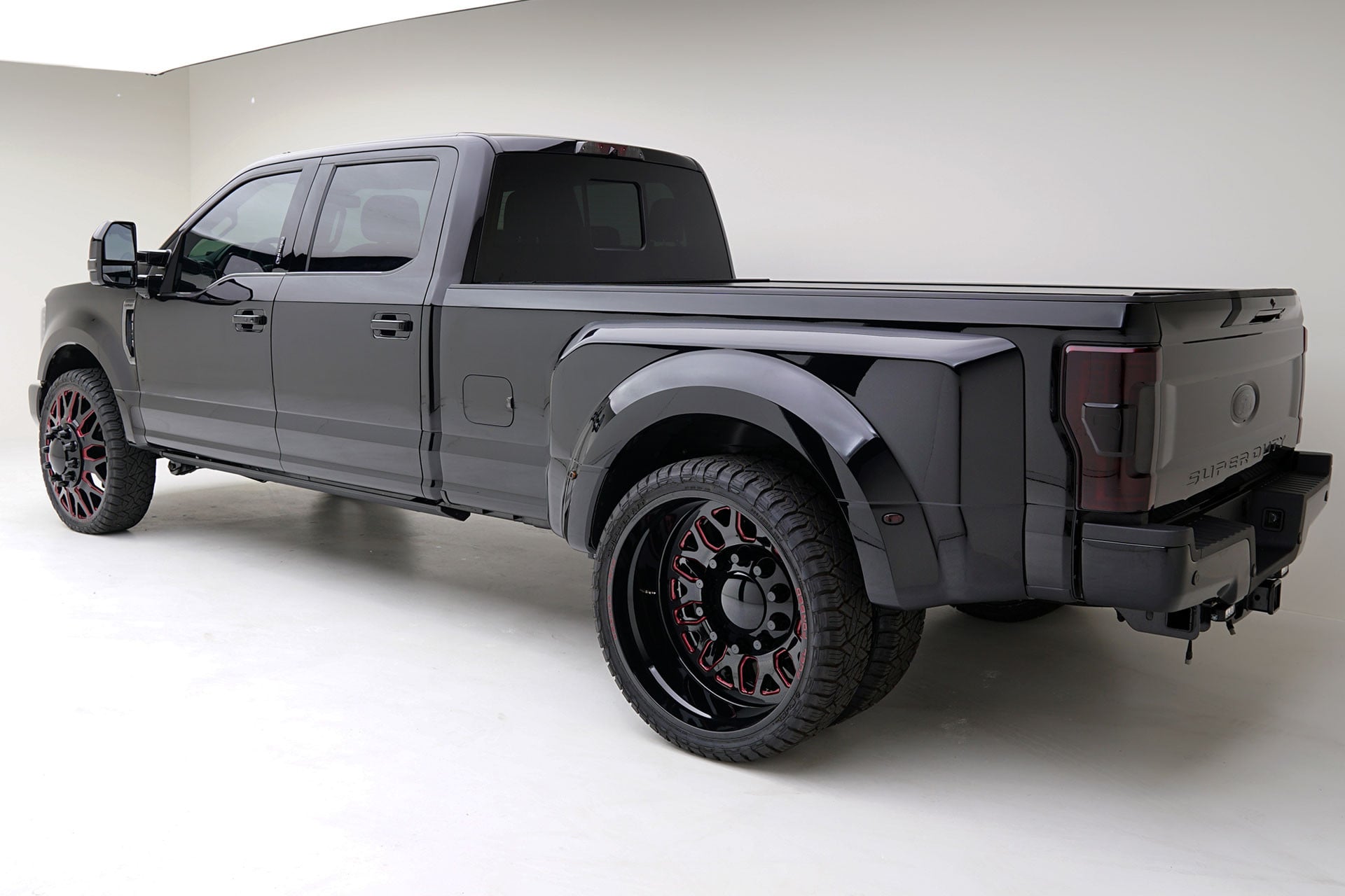 New Body Style Ford F350 With Custom Wheels - Photo by MAD Industries