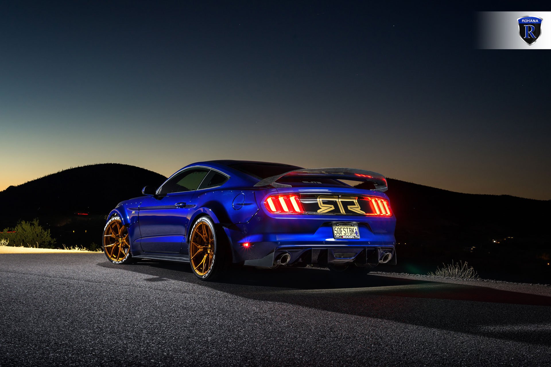 RTR Mustang With Widebody Fenders and Rohana Sport Wheels | CARiD.com ...