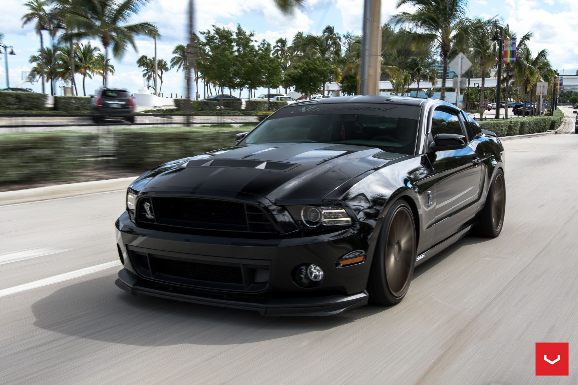 Ford Mustang Shelby GT500 Performance Hood - Photo by Vossen