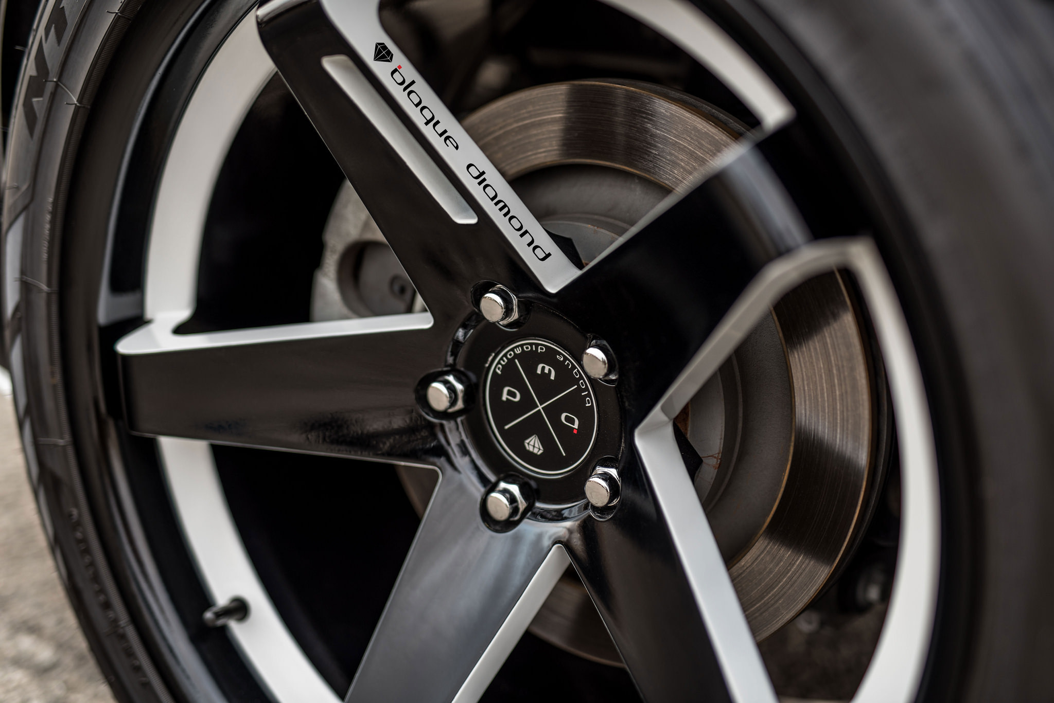 Custom Painted Black Diamond Rims - Photo by Black Diamond