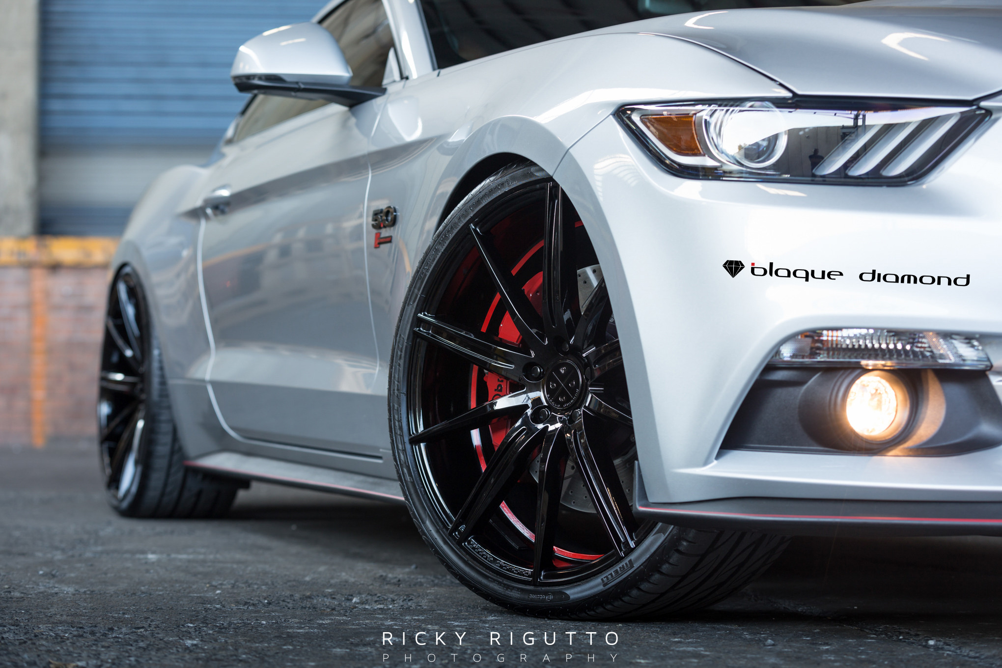 Black Diamond Custom Wheels and Red Brakes - Photo by Black Diamond